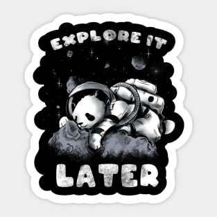 Panda Nap Sticker